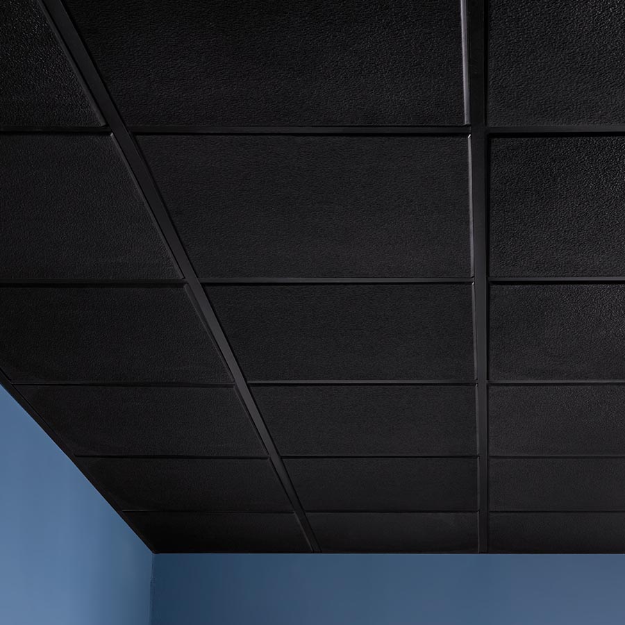Stucco Pro Revealed Edge panel in black