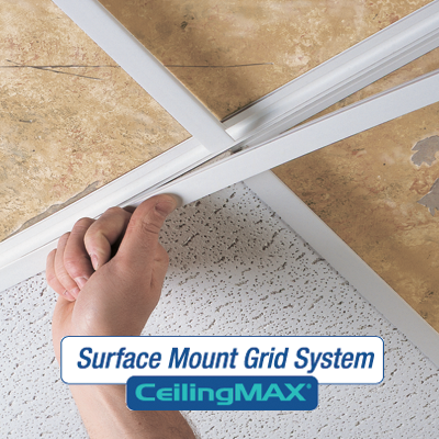 CeilingMAX Surface Mount Grid System