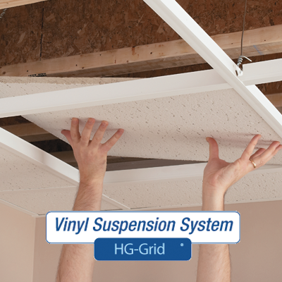 HG-Grid Vinyl Suspended Ceiling Grid System