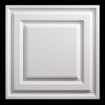 Icon Relief Panel in white